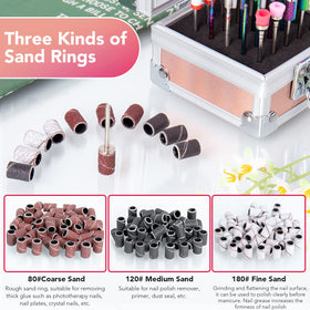 Onism Pink Nail Drill Kit for stylish, compact professional use.