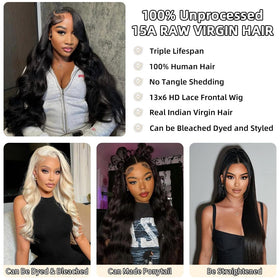 Onivan model wears body wave wig showing natural movement and volume