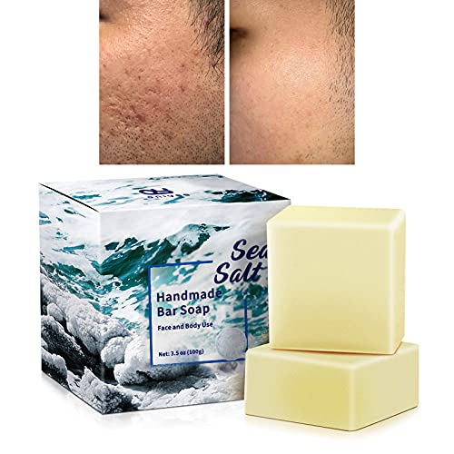 ONIYEA sea salt soap 2-pack packaging, ideal for gifting and everyday use.