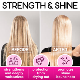 ONLY4HAIR keratin treatment ingredients highlight bond nourishment for damaged hair.