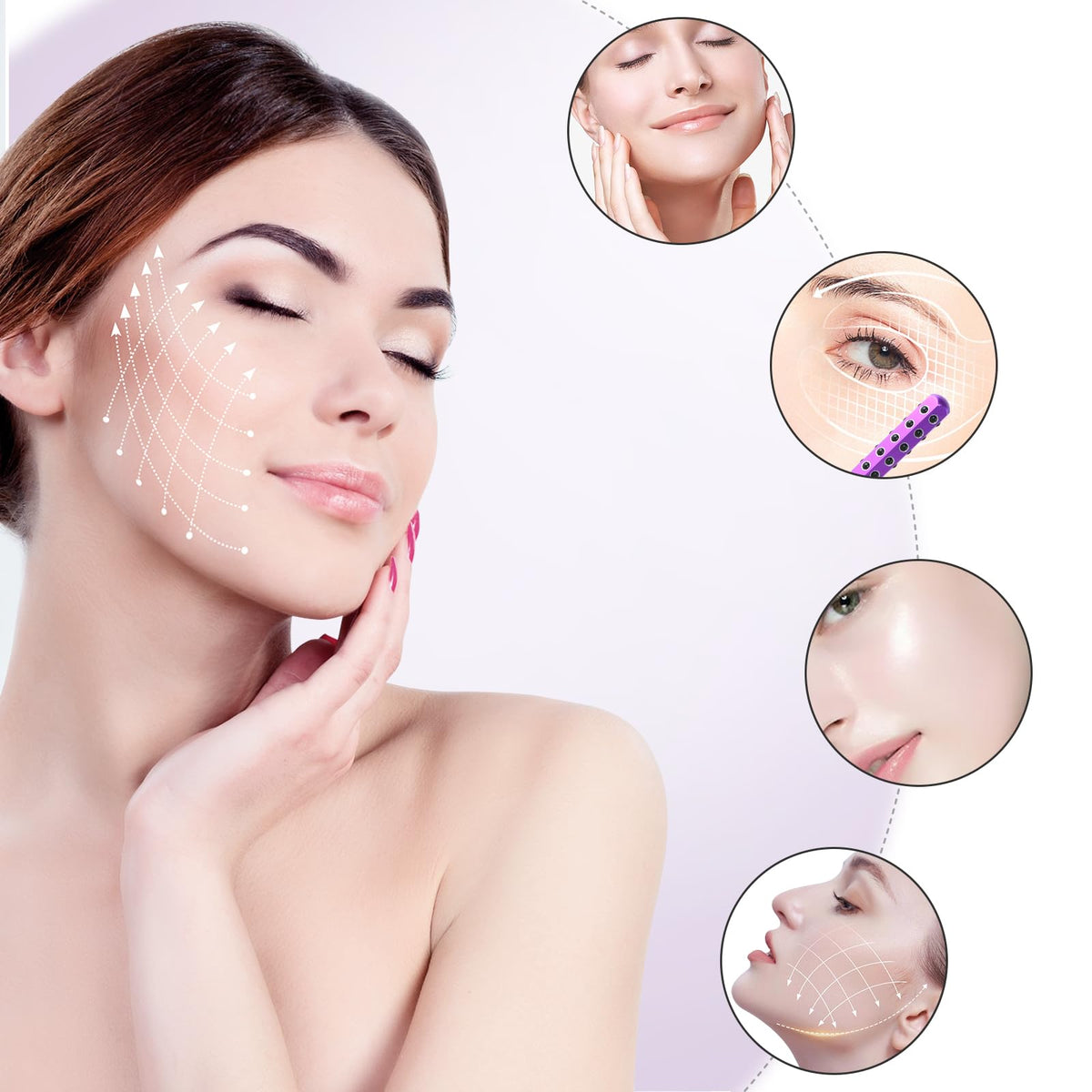 OnlySky Beauty germanium stones on skin may promote circulation and vitality.