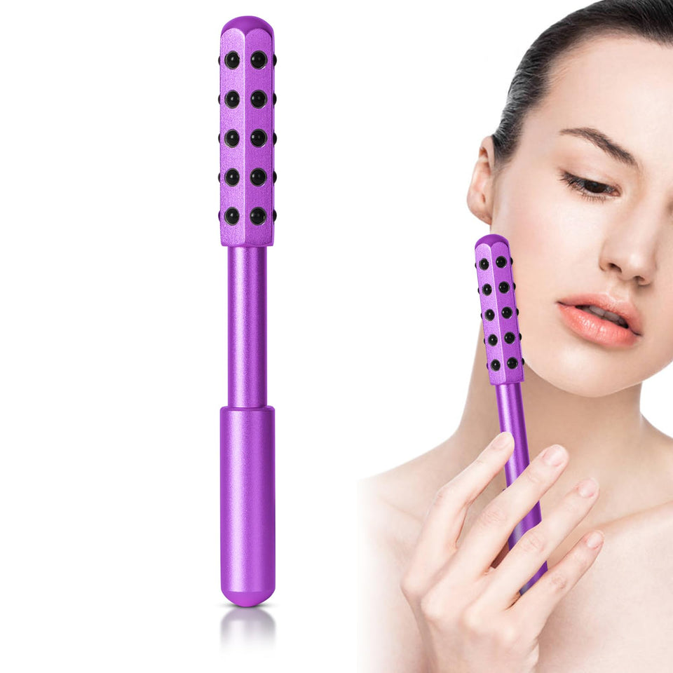 OnlySky Beauty Up Lifting Roller with 30 germanium stones for professional-like facial massage.