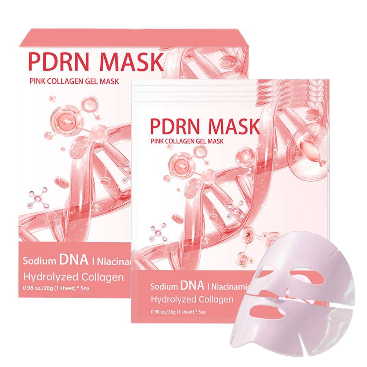 ONMYLOVIN Salmon DNA PDRN pink gel mask pack hydrates for dewy skin