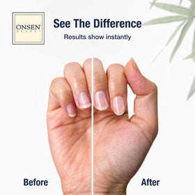 Onsen Secret minerals from Hokkaido add natural strength.