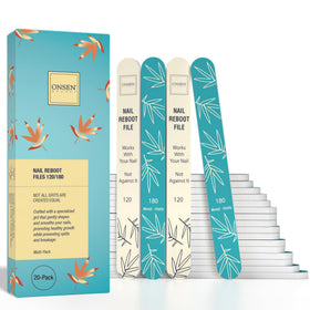 Onsen Secret Japanese Nail File Pack for precise shaping and smooth edges.