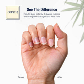 Onsen Secret Made-in-USA nail file ensures quality and reliability.