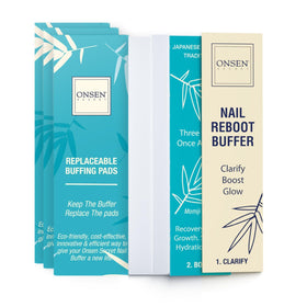 Onsen Secret nail buffer pads packaging ready for quick refill