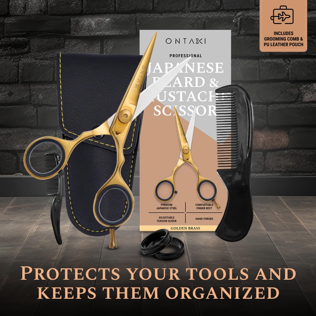Ontaki travel kit with leather case keeps tools organized on the go.
