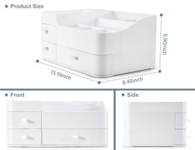 ONXE makeup organizer multiple drawers for small items and jewelry organization