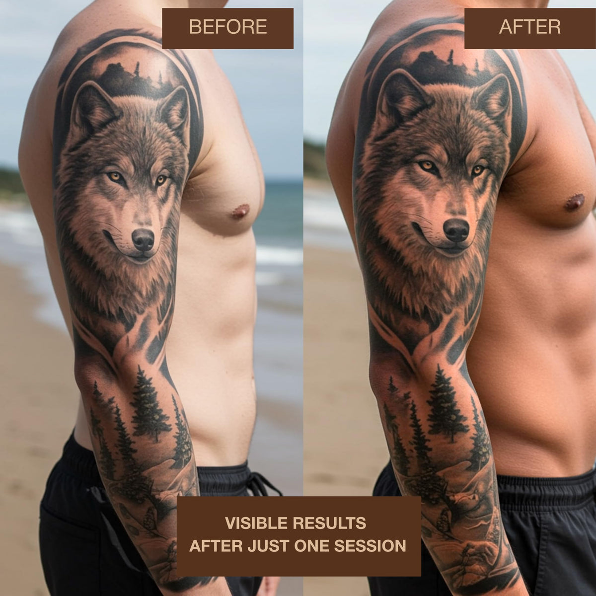 Onyx indoor-tanning-session skin-ready cue suggests a comfortable pre-tan routine