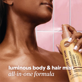 Onyx lightweight moisture leaves skin and hair with dewy finish