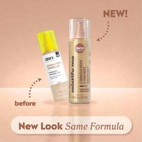 Onyx Pro mist for hair and body provides subtle scent and shine