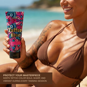 Onyx Tattoo Safe Lotion color enhancement for brighter tattoo contrast