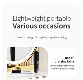 oo&ylyuelang mini-straightener delivers salon-like finish on the go.