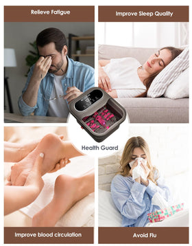 OOAMBB oxygen bubble jet and vibration support comfortable circulation.