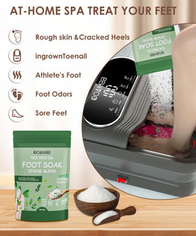 OOAMBB collapsible foot spa with massage rollers for deep-tissue relief.