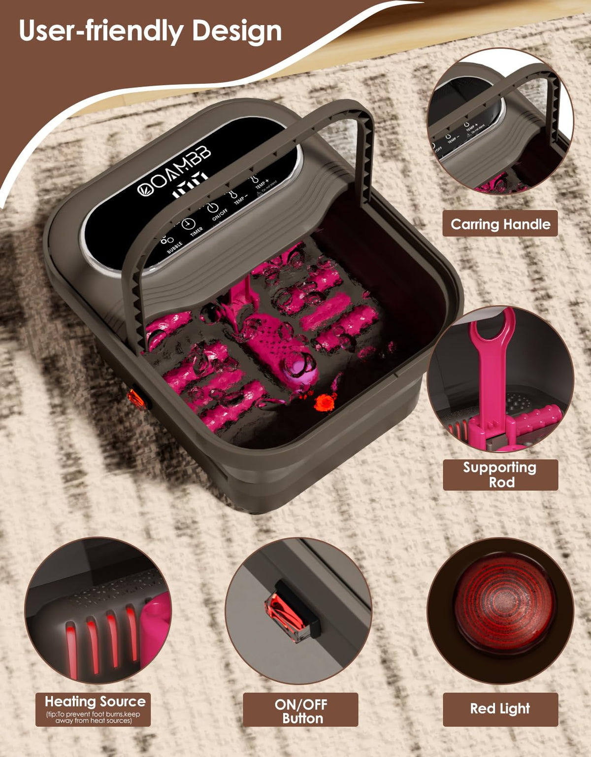 OOAMBB intelligent temperature control maintains your chosen soak.