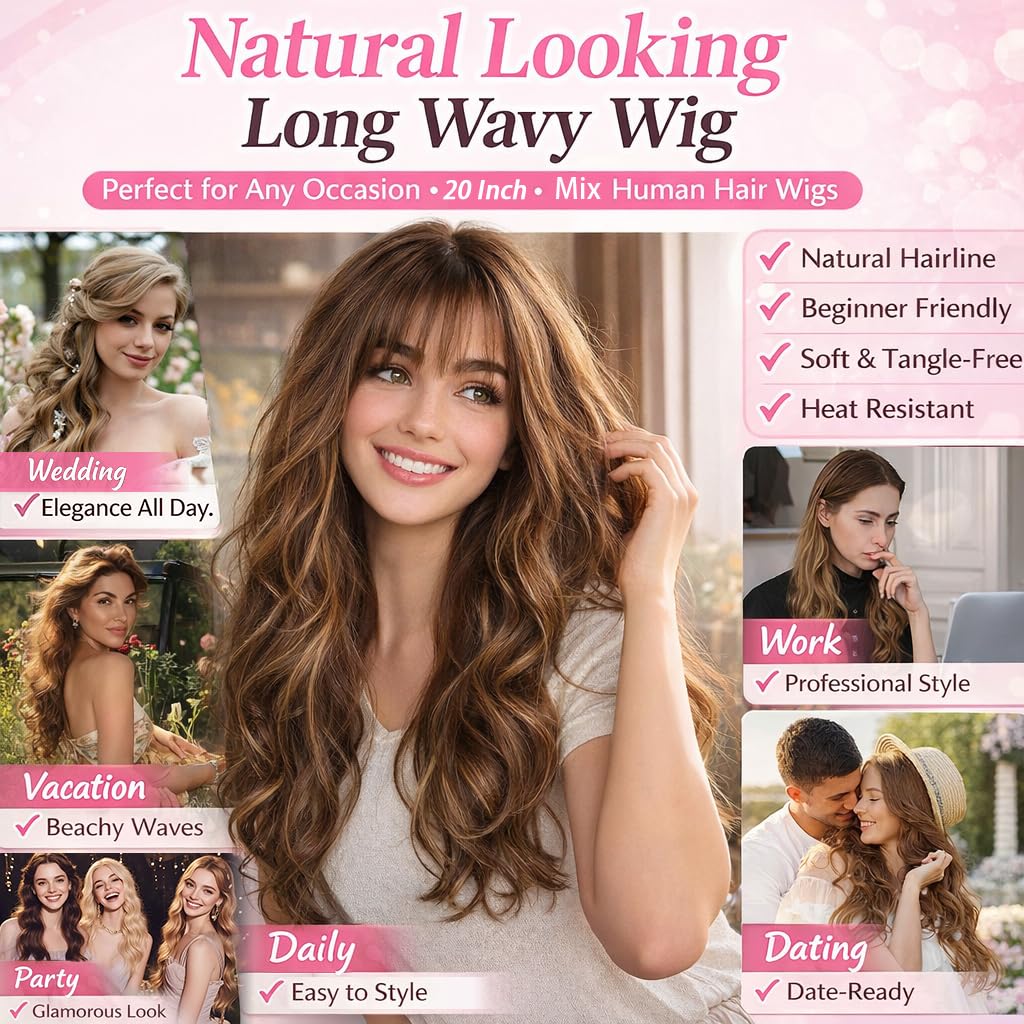 OOPPOO dark brown color-match topper blends with natural hair