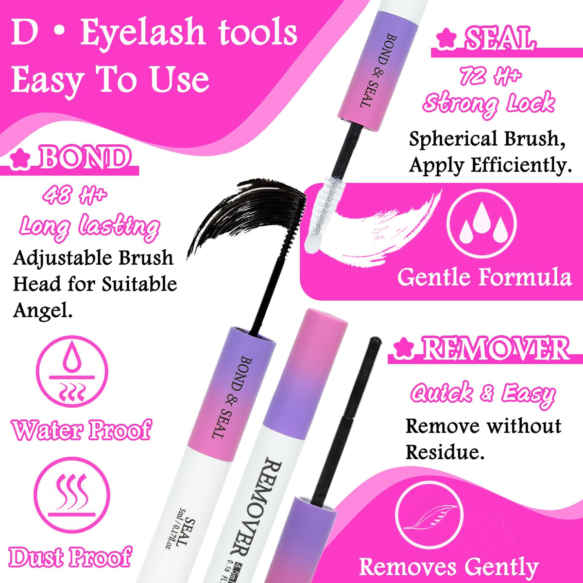 OOPPOO Lash Tweezers for precise cluster placement