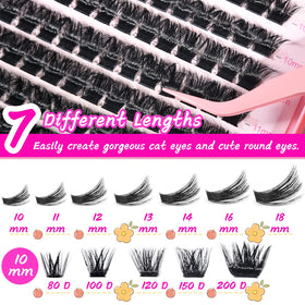 OOPPOO Soft-band wispy clusters for comfortable daily wear