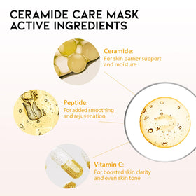 OOTD sheet mask application close-up, easy absorption for all skin types.