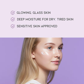 Applying OOTD barrier cream by hand for daily moisture boost