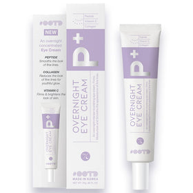 OOTD eye cream packaging highlights vegan certification and clean design.