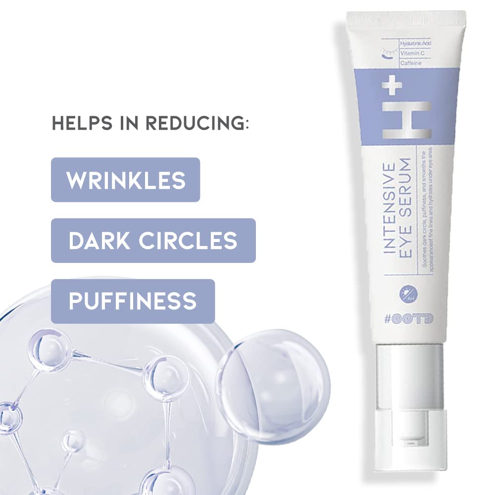 OOTD dropper tip shows precise application for targeted under-eye care