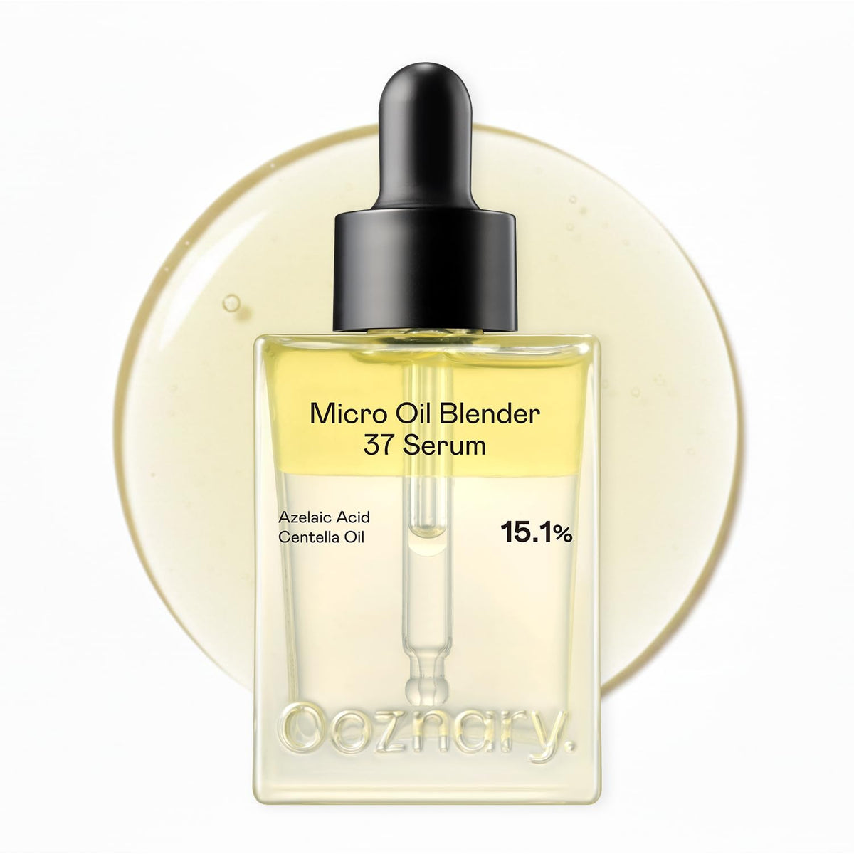 OOZNARY Azelaic Micro Oil Blender 37 serum bottle for lightweight blemish care on skin