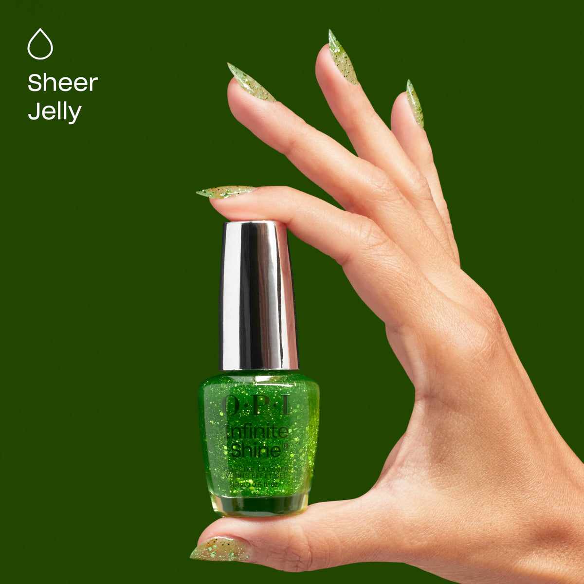 OPI CelebrATE That finish dries quickly for a smooth, glassy look.