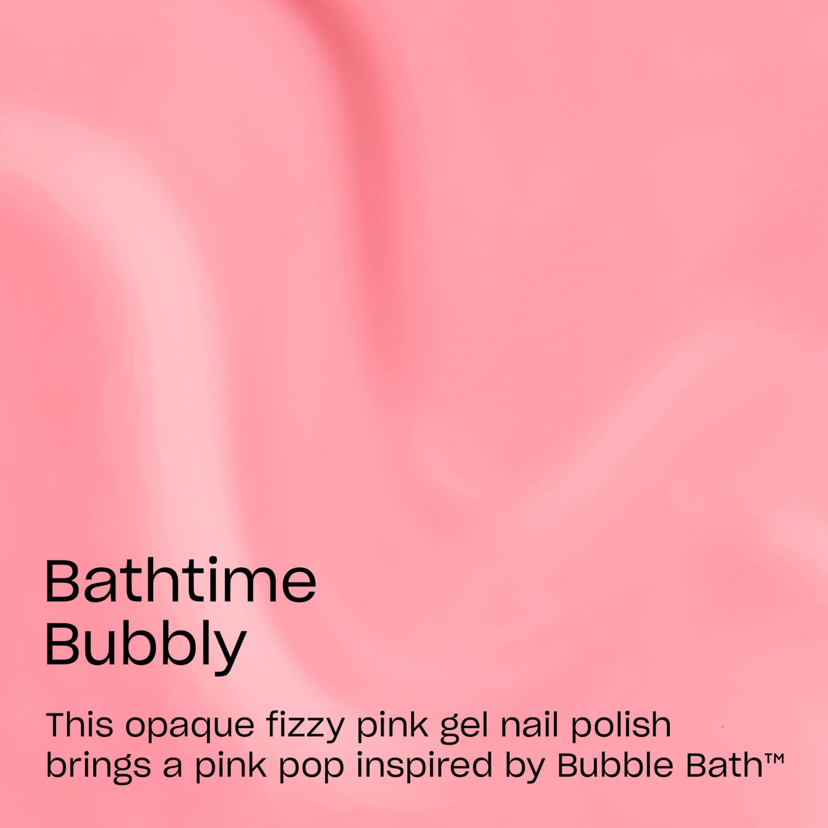 OPI GelColor Bathtime Bubbly brush demonstrates smooth, even application.