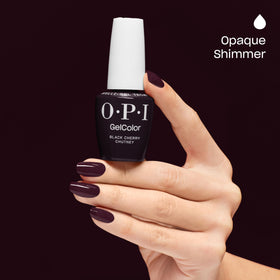 OPI GelColor under Star Light LED lamp with 30-second cure.