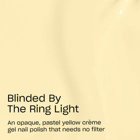 OPI GelColor Blinded by the Ring Light brush demonstrates smooth, even application
