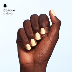 OPI GelColor Blinded by the Ring Light manicure close-up highlights glossy, smudge-proof finish