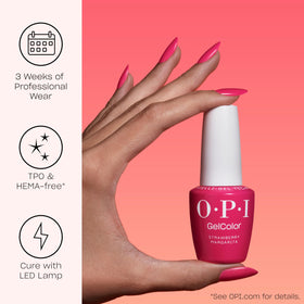 OPI GelColor nail-art demonstration showing smooth, precise application.