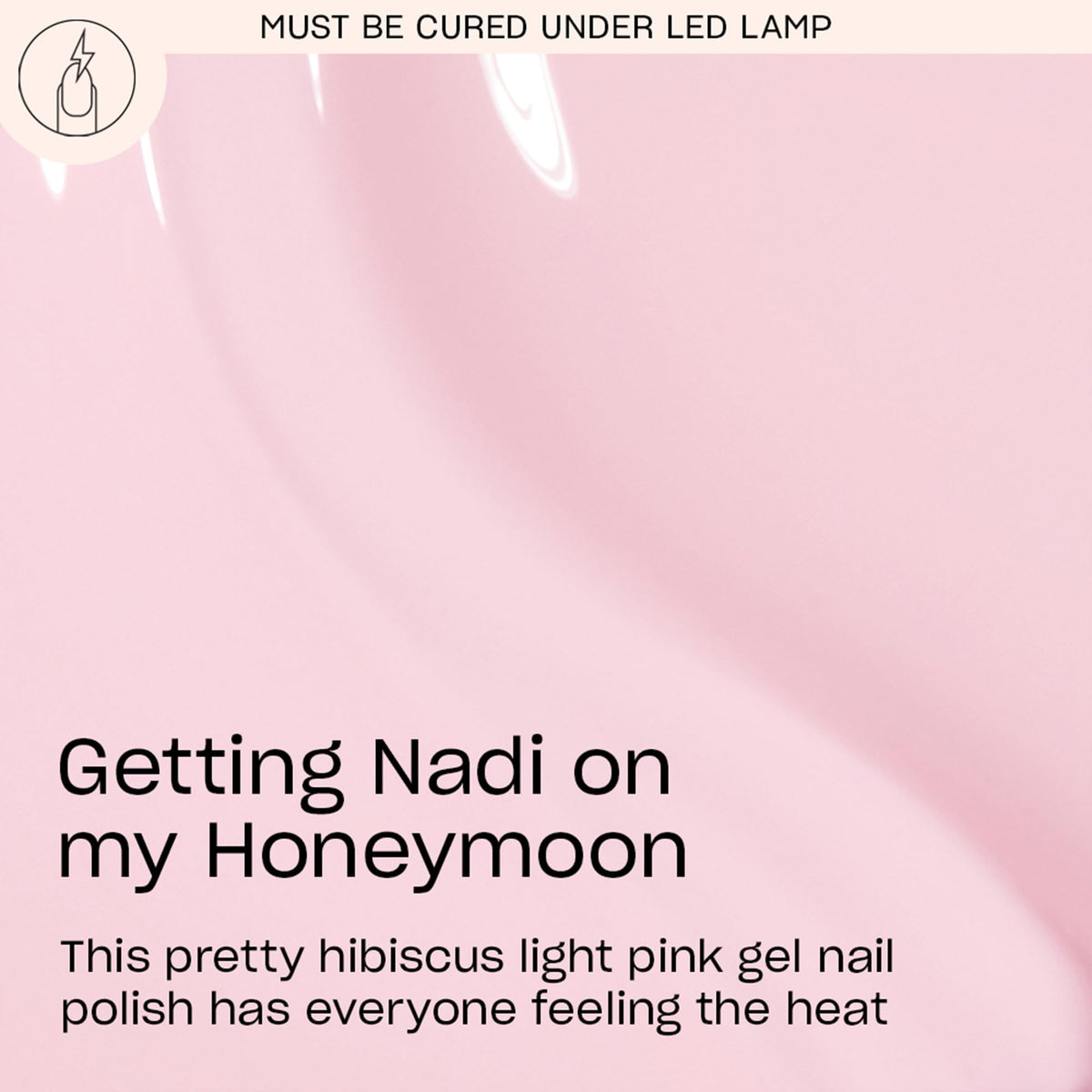 OPI GelColor Getting Nadi On My Honeymoon cap closeup highlighting smooth, even coverage.