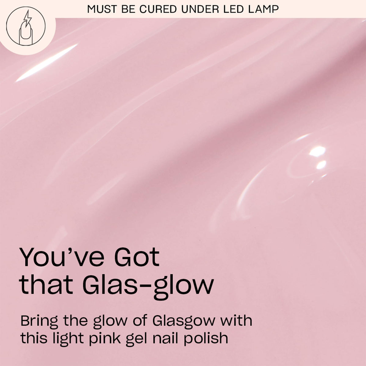 OPI GelColor Glas-glow swatch reveals pigmented, even color for easy nail art