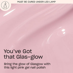 OPI GelColor Glas-glow swatch reveals pigmented, even color for easy nail art