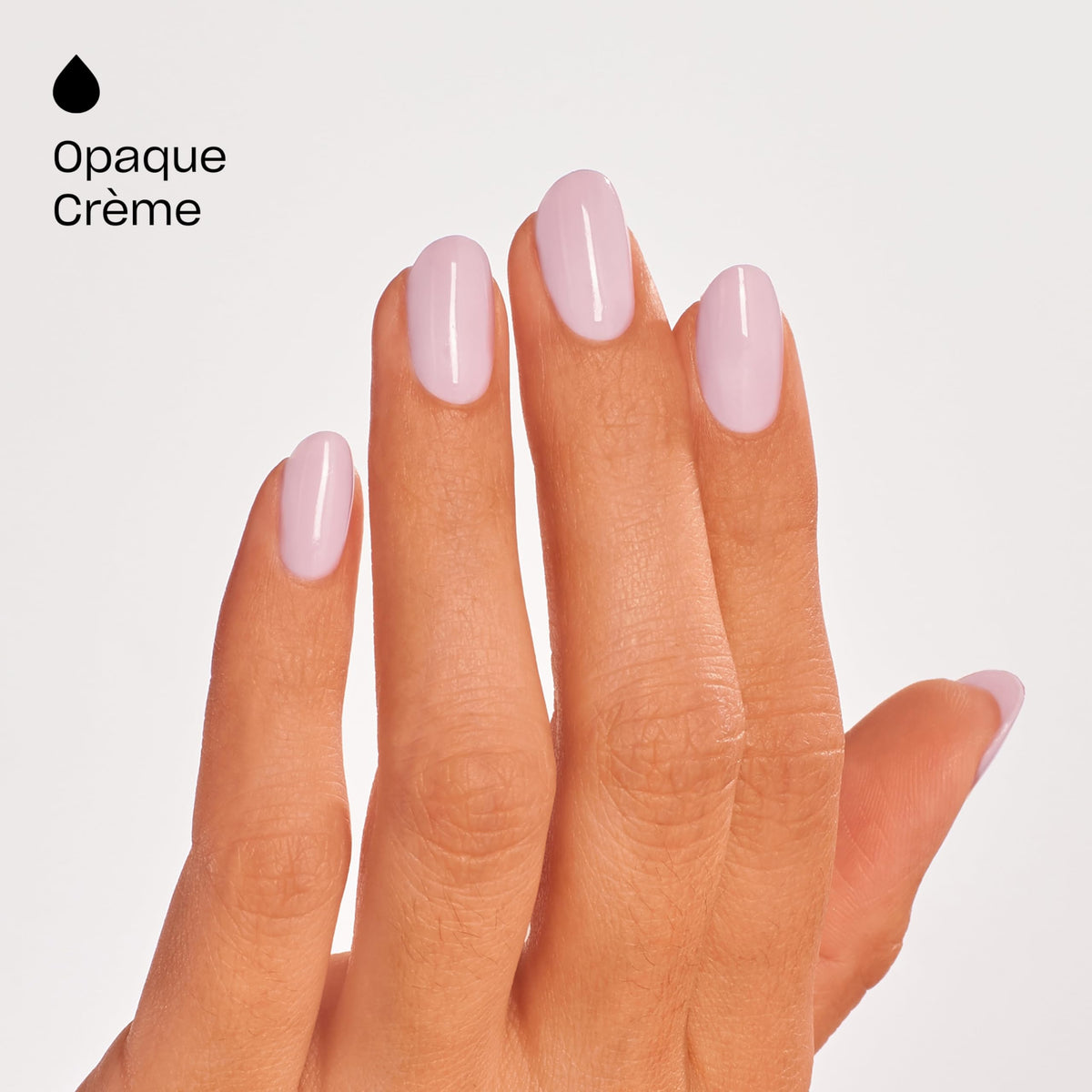 OPI GelColor Hollywood and Vibe opaque pink on nails with salon-gloss shine.