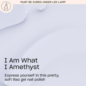 OPI GelColor I Am What I Amethyst brush highlights smooth, even application for flawless nails.