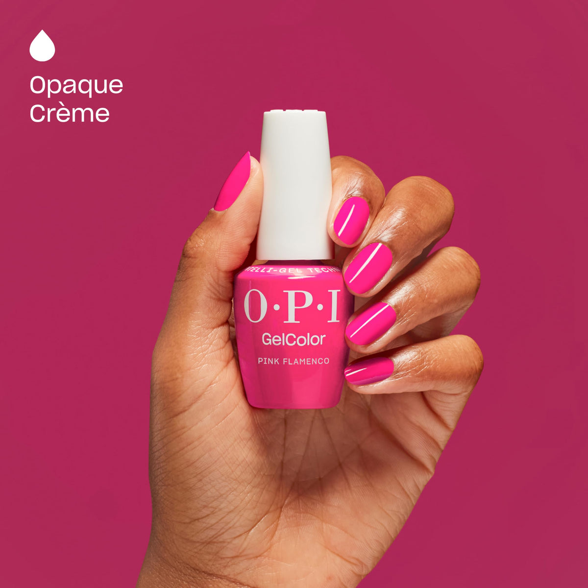 OPI Intelli-Brush applies GelColor for smooth, even coverage