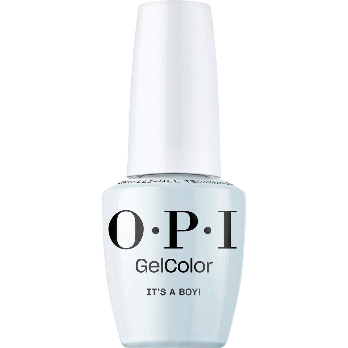 OPI GelColor It's a Boy! baby blue bottle with long-lasting salon shine