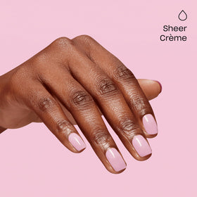 OPI GelColor It's a Girl! 30-second cure under Star Light LED lamp.