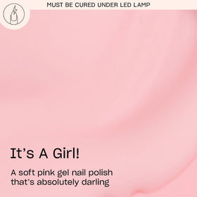 OPI GelColor It's a Girl! brush strokes for smooth, even color application.