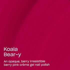 OPI GelColor Koala Bear-y brush stroke demonstrates smooth coverage