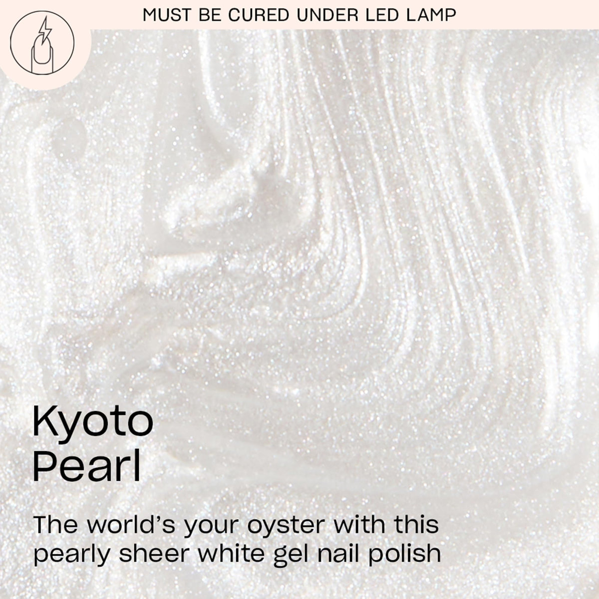 OPI GelColor Kyoto Pearl bottle close-up highlights rich pigment and glossy finish