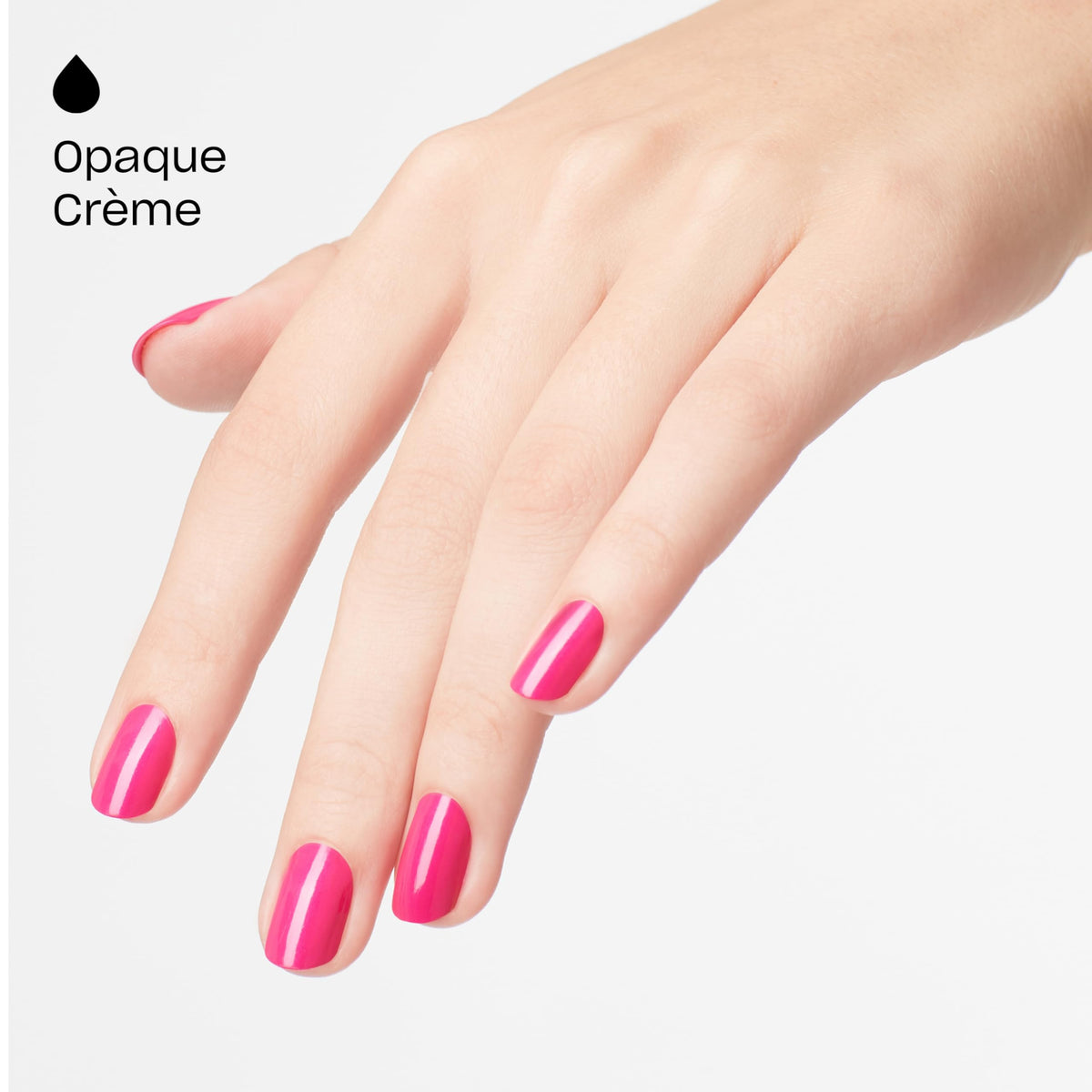 OPI GelColor LED lamp curing nails in 30 seconds