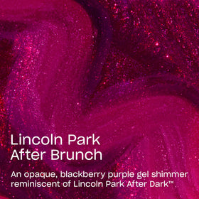 OPI GelColor Lincoln Park After Brunch cap closeup highlights even color distribution