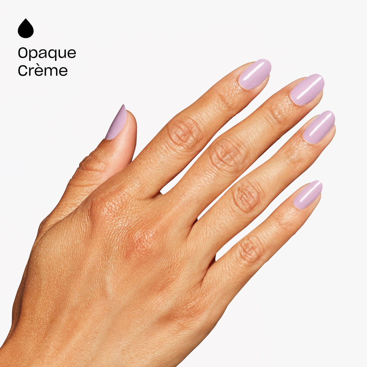 OPI GelColor Mod About Me lavender swatches reveal the soft crème shade.