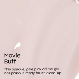 OPI GelColor Movie Buff brush applying smooth, even coverage on nails.
